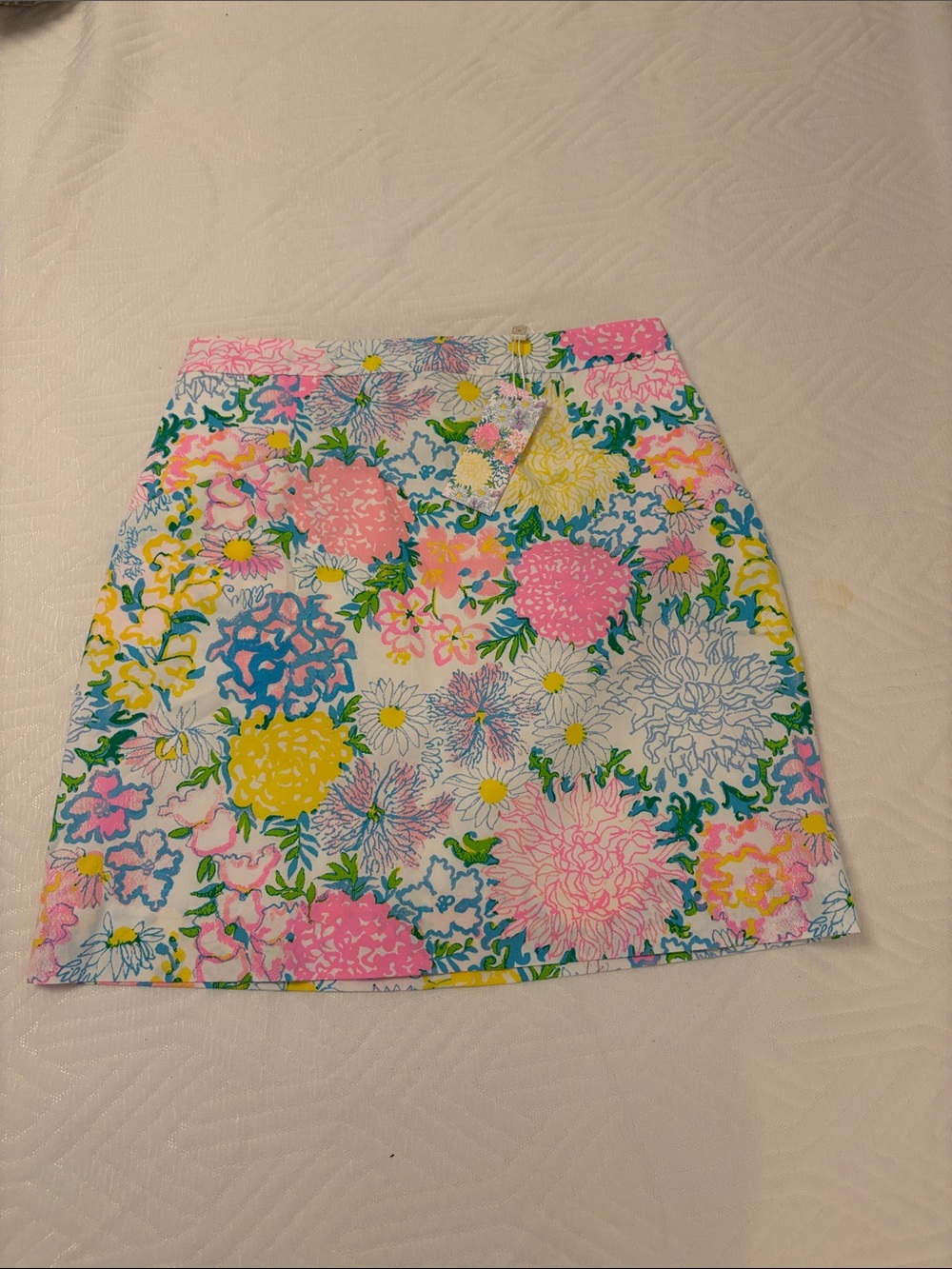 Lilly Pulitzer Colman Mini Skirt size 4 NWT $98 Lilly garden print
